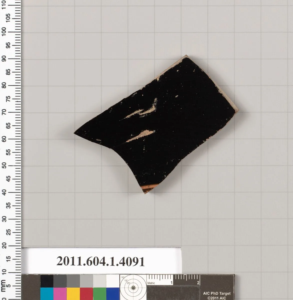 Terracotta fragment of a kylix (drinking cup) — Unknown