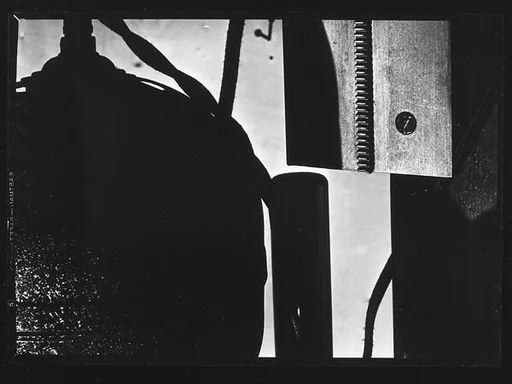 [Back of Studio Light and Wooden Object]