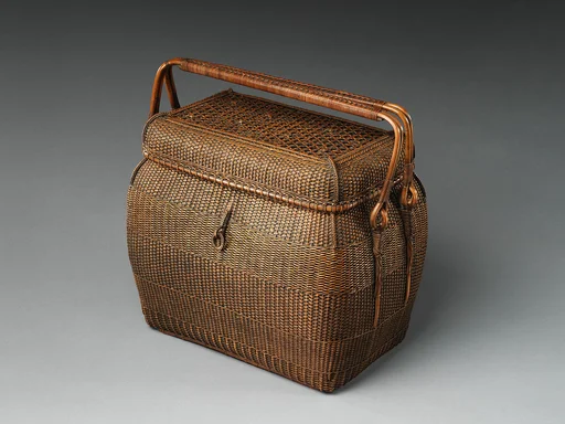 初代早川尚古斎造 　茶籃（提藍）|Basket for Transporting Sencha Tea-Ceremony Utensils (Chakago or Teiran)
