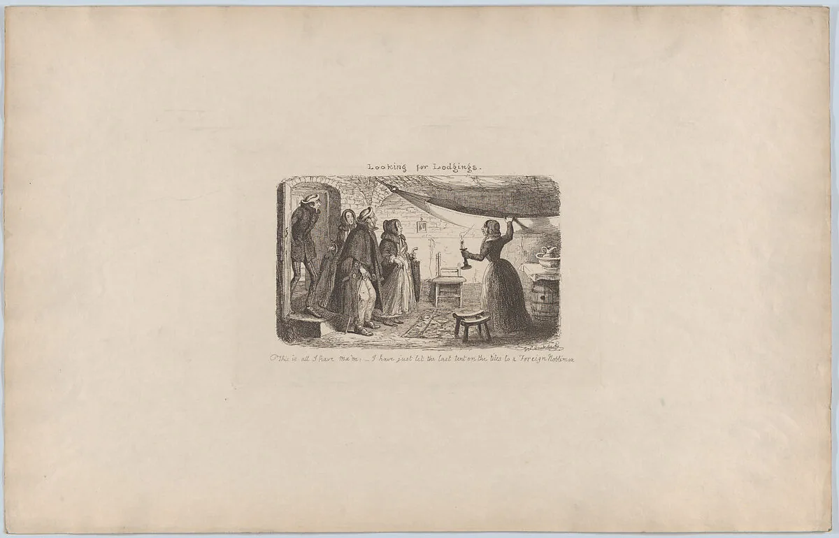 Looking for Lodgings — David Bogue|George Cruikshank