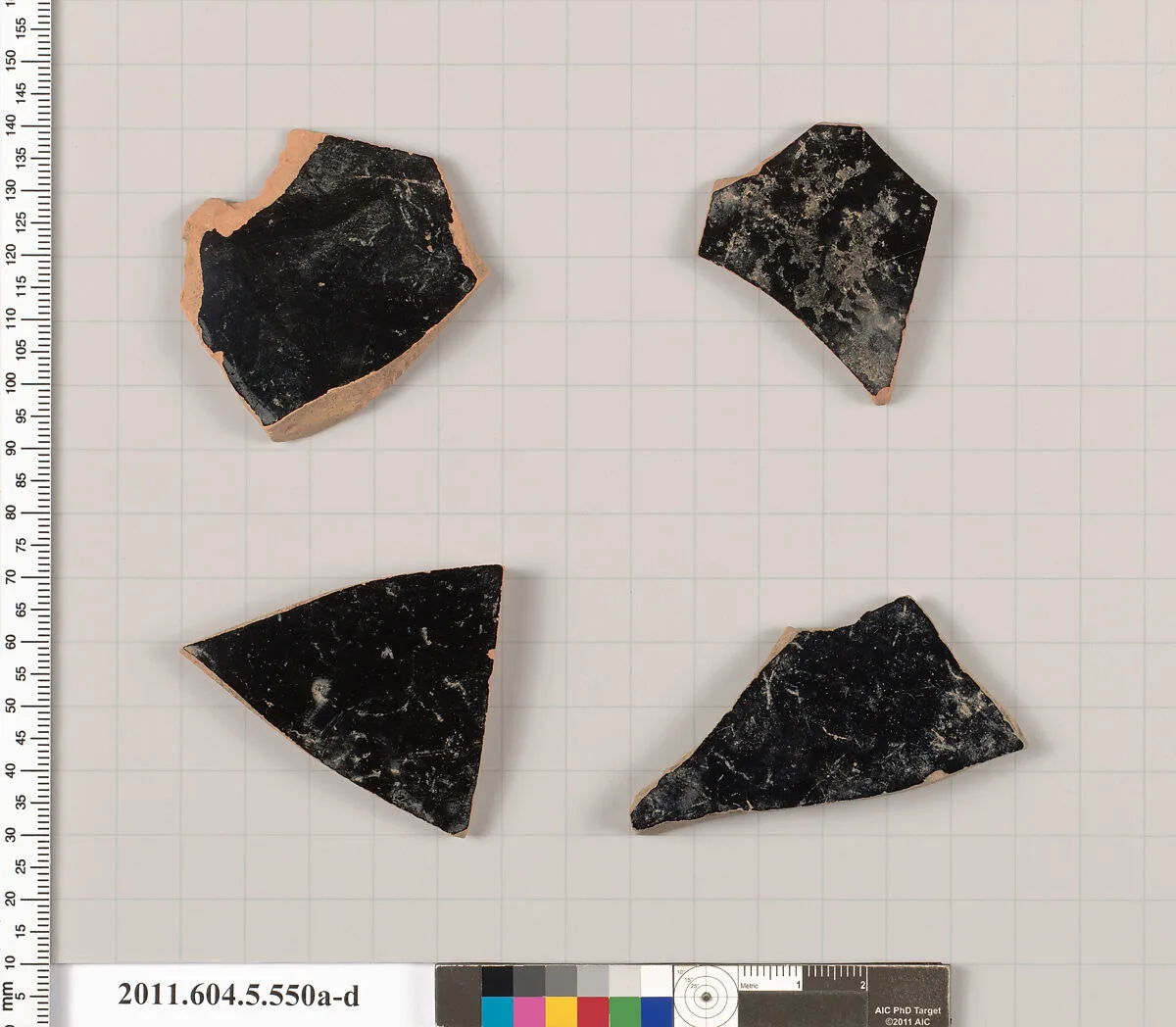 Terracotta fragments of kylikes (drinking cups) — Unknown