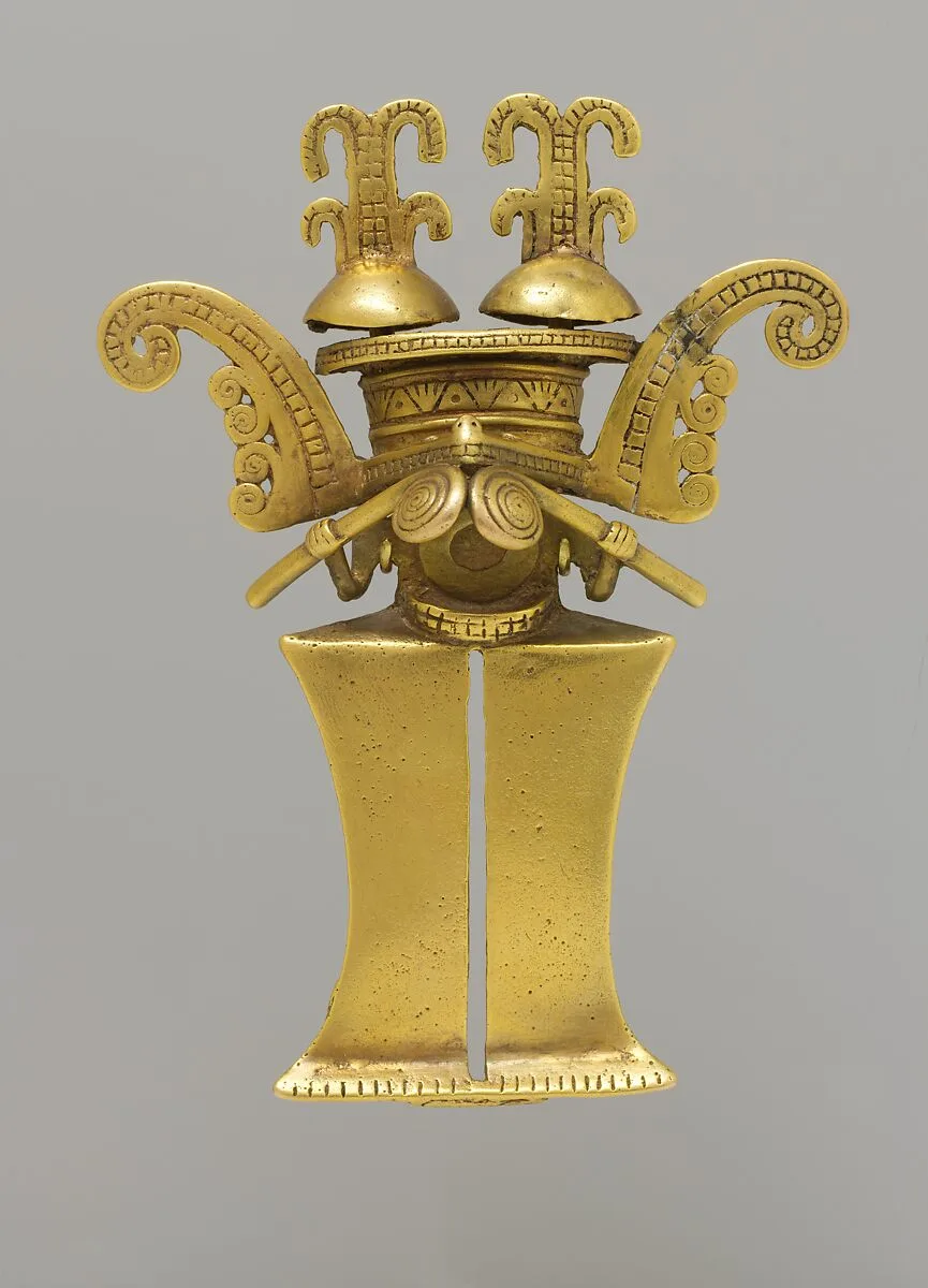 Masked Figure Pendant — Unknown