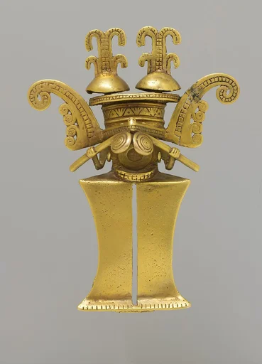 Masked Figure Pendant
