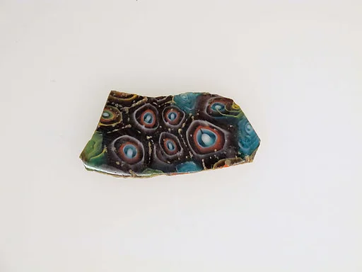 Glass mosaic fragment