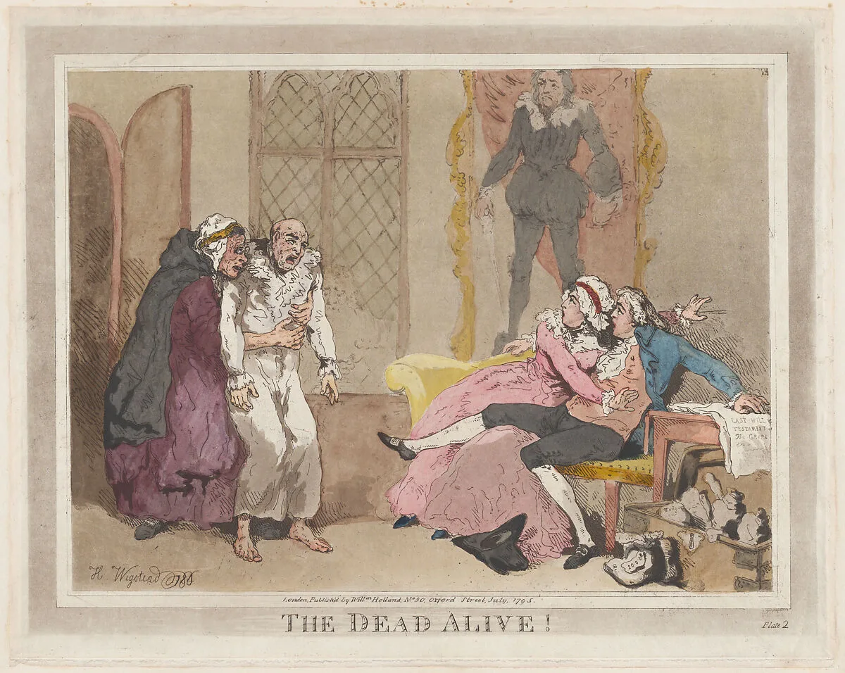 The Dead Alive! — Henry Wigstead|Thomas Rowlandson|William Holland