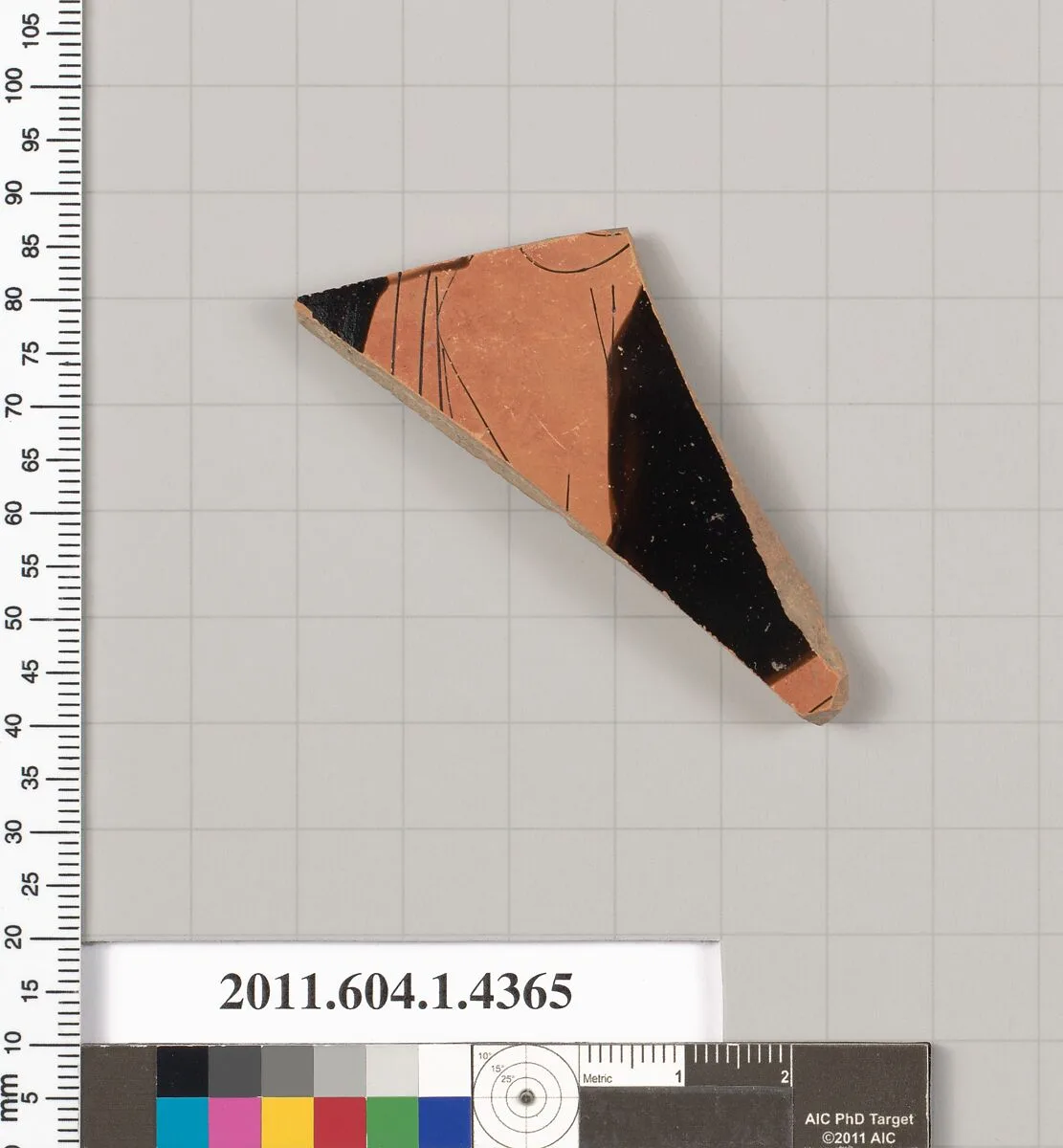 Terracotta fragment of a kylix (drinking cup) — Unknown
