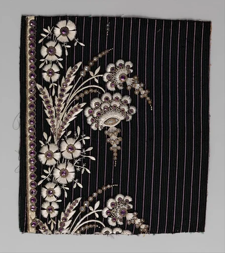 Embroidery sample for a man’s suit