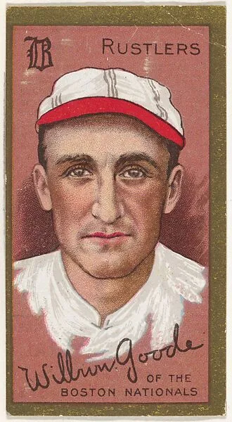 Wilbur Goode, Boston Rustlers, National League, from the "Baseball Series" (Gold Borders) set (T205) issued by the American Tobacco Company — American Tobacco Company