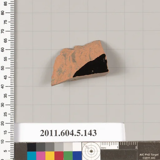 Terracotta fragment of a kylix (drinking cup)