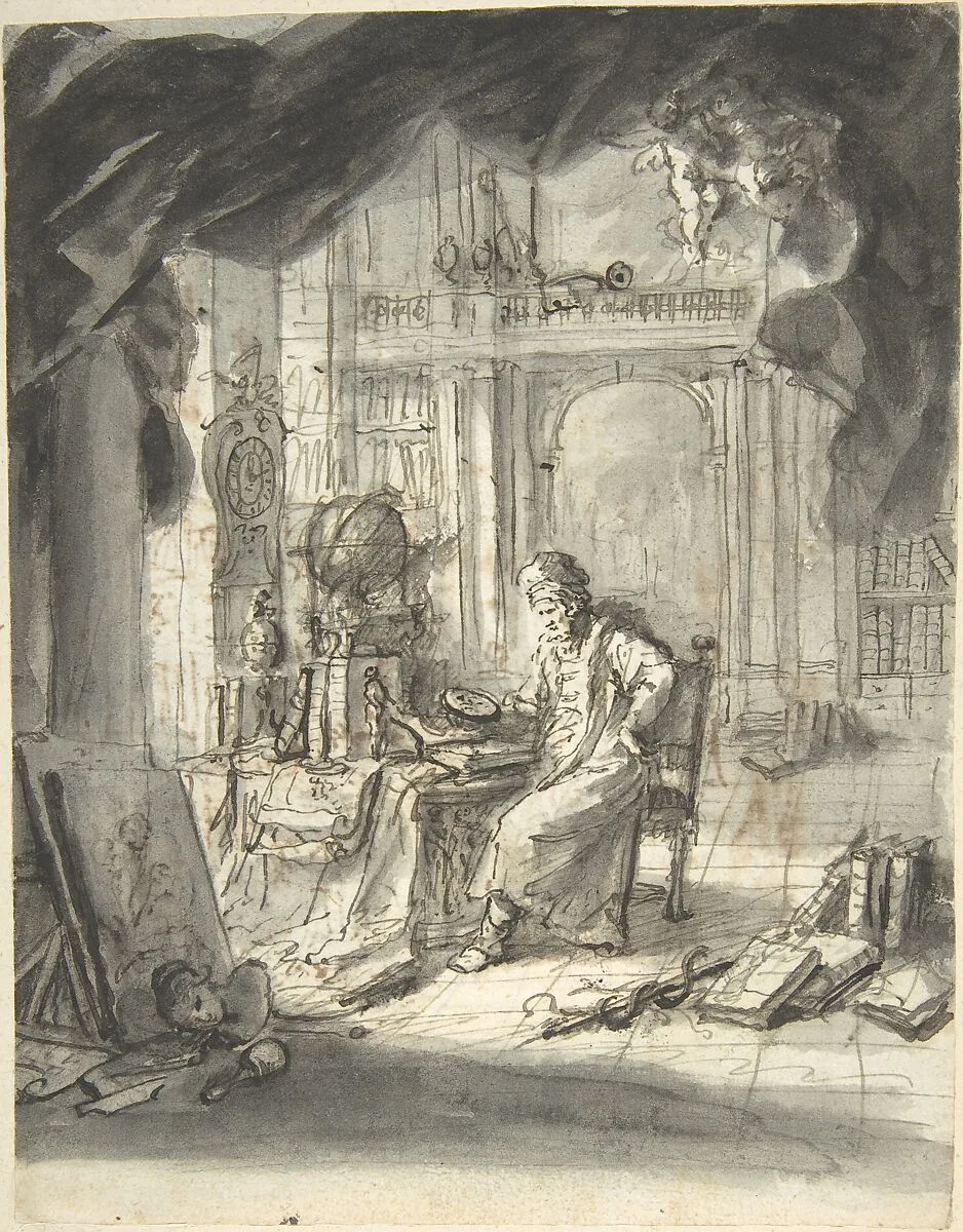 An Oriental Astronomer in His Study — Martin Johann Schmidt