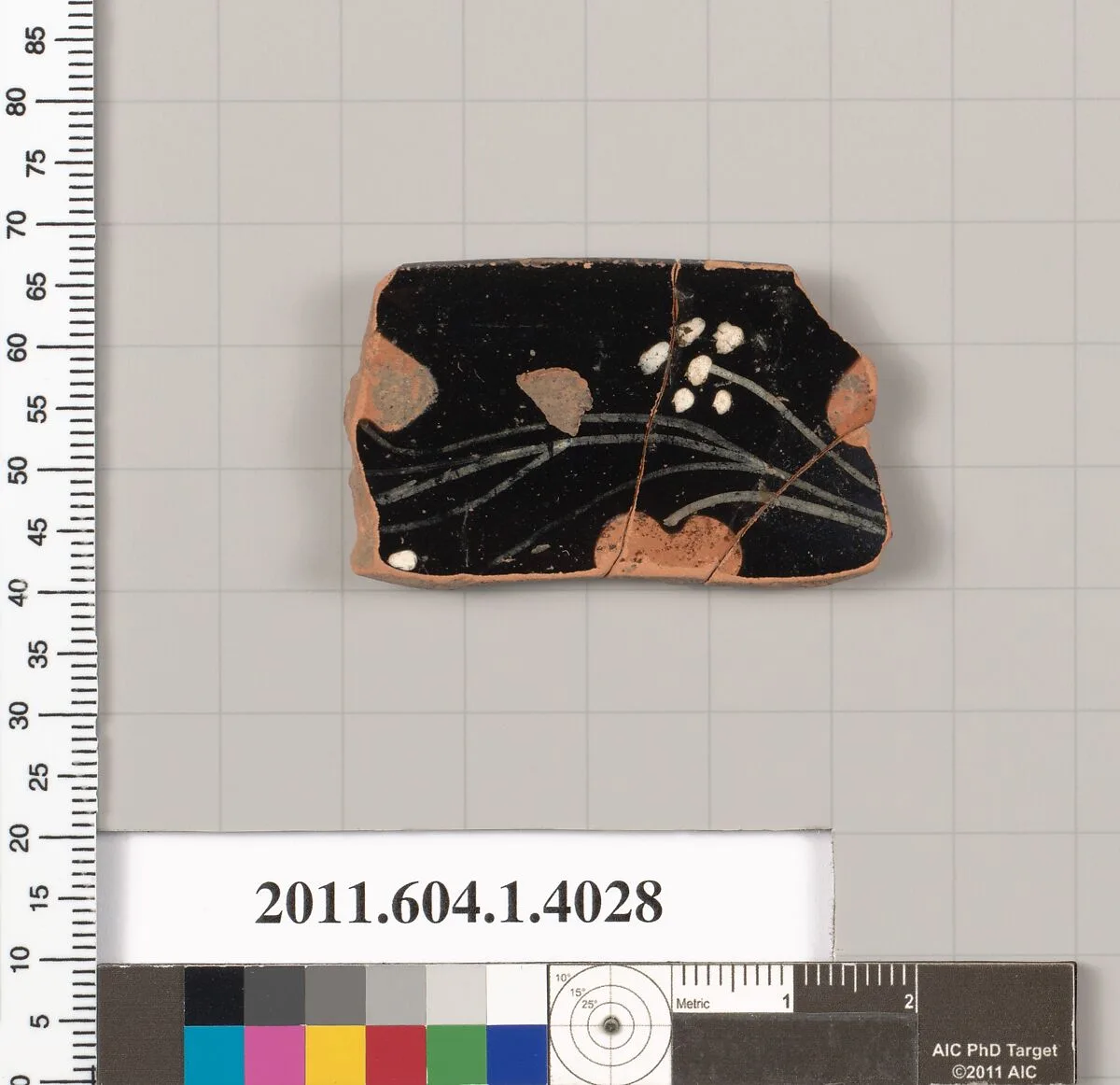 Terracotta fragment of a kylix (drinking cup) — Unknown