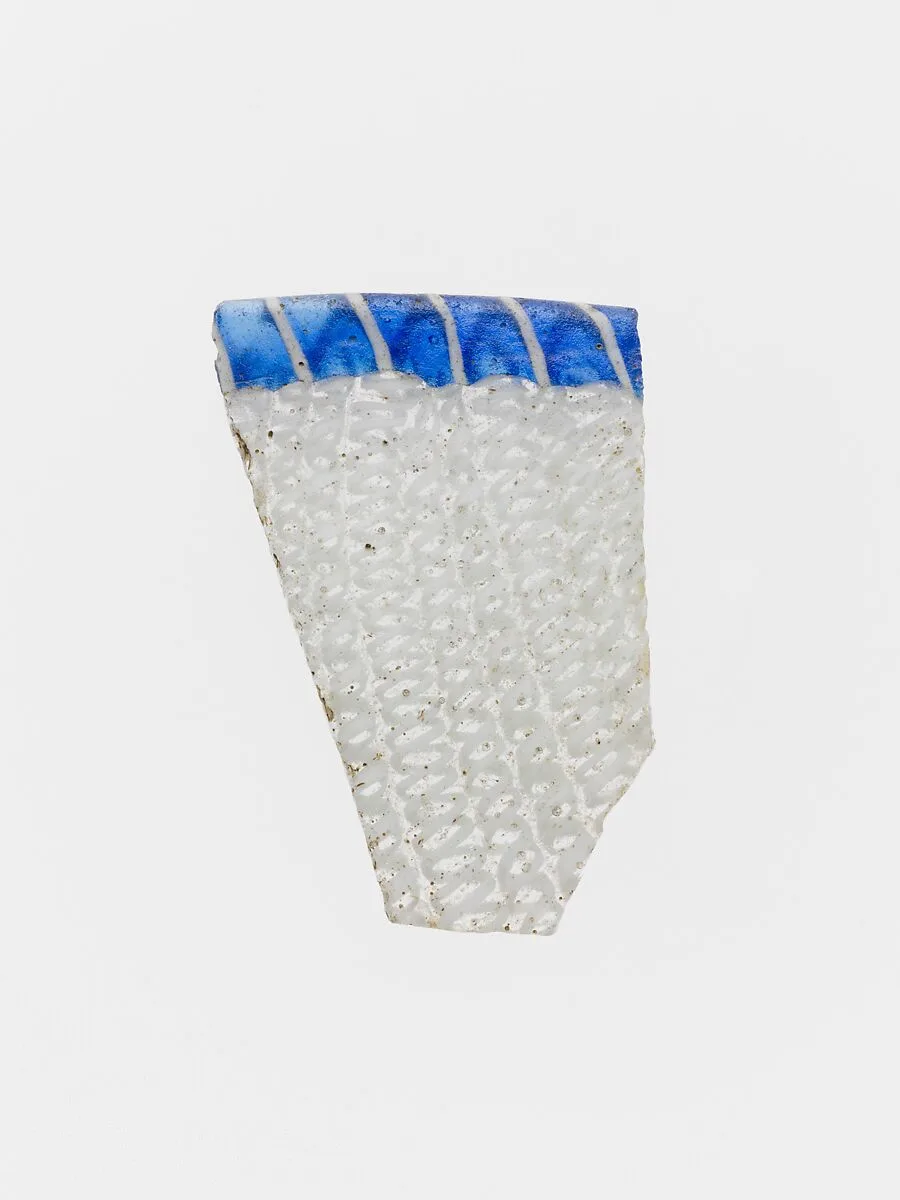 Network mosaic glass fragment — Unknown