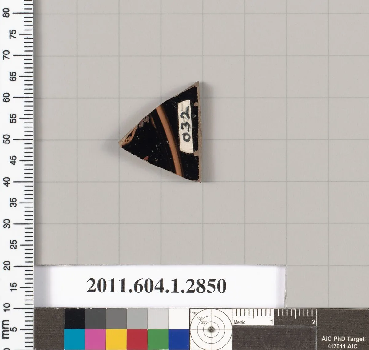 Terracotta fragment of a kylix (drinking cup) — Unknown