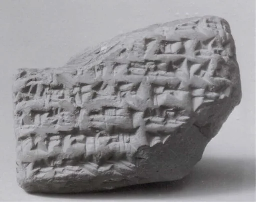 Cuneiform tablet: declaraton before witnesses (?), Esagilaya archive