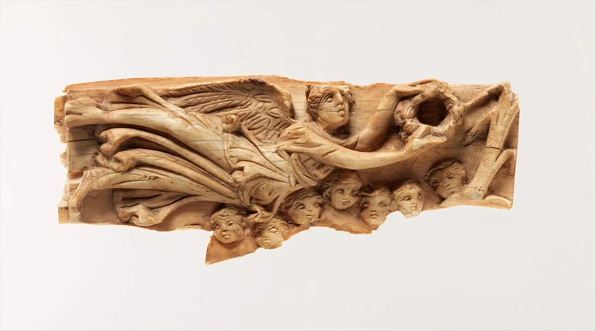 Fragment with Personifications of Victory and the Nile — Unknown