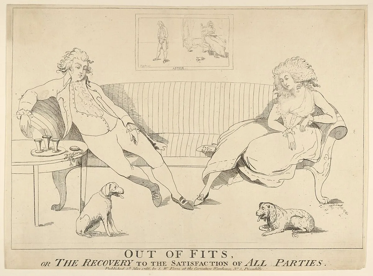 Out of Fits, or the Recovery to the Satisfaction of All Parties — S. W. Fores|George Townley Stubbs