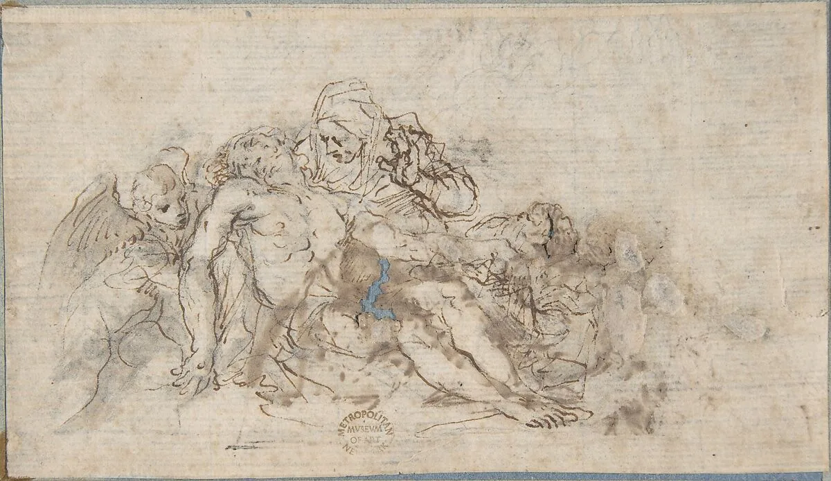 Pietà — Anonymous, Italian, Bolognese, 17th century
