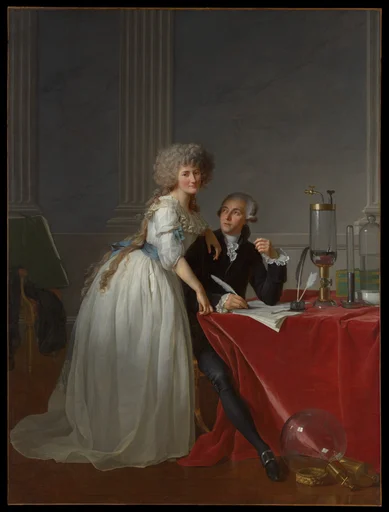 Antoine Laurent Lavoisier (1743–1794) and Marie Anne Lavoisier (Marie Anne Pierrette Paulze, 1758–1836)