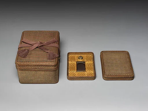 二代飯塚鳳斎造　硯筥・料紙文筥|Inkstone Box (Suzuribako) and Document Box (Ryōshibako)