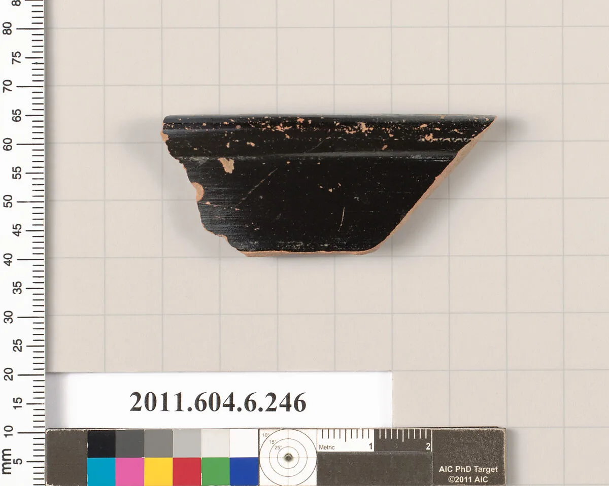 Terracotta rim fragment of an open shape — Unknown