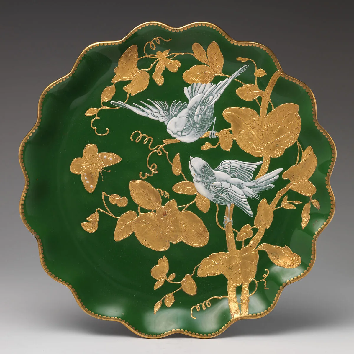 Scalloped rim charger — Coalport