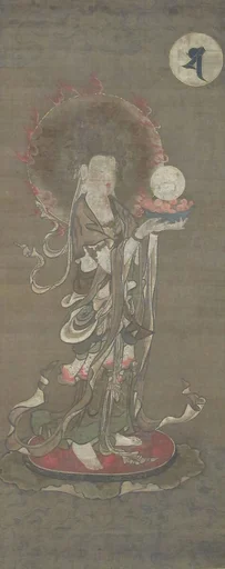 十二天像(月天)|Getten (Candradeva or Somadeva)