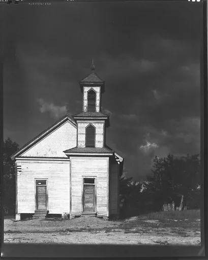 [Wooden Church (or Schoolhouse?)]