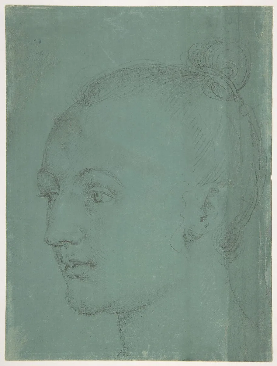 Head of a Young Woman — Albrecht Dürer