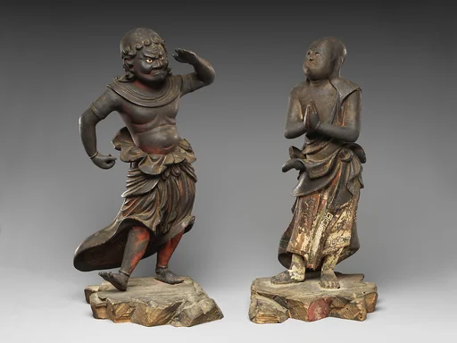 衿羯羅童子, 制多迦童子|The Boy Attendants Kongara Dōji and Seitaka Dōji