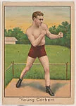 Young Corbett, from the Dixie Queen Prizefighters of the Past and Present series (T223) — Dixie Queen Plug Cut Smoking Tobacco