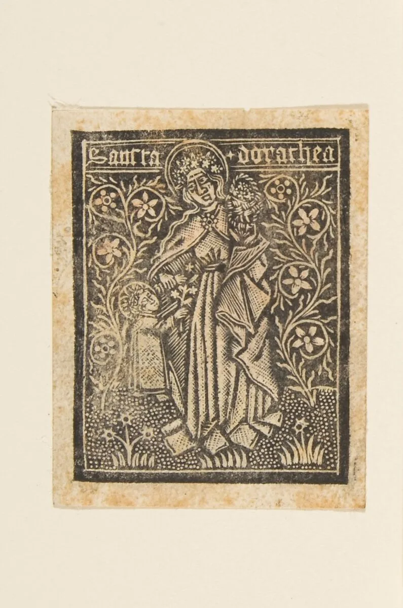 St. Dorothy (Schr. 2610) — Anonymous, German, 15th century