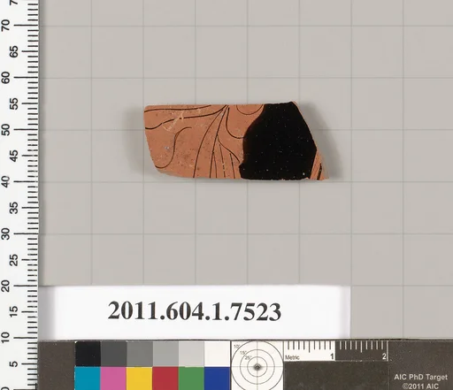 Terracotta fragment of a kylix (drinking cup)