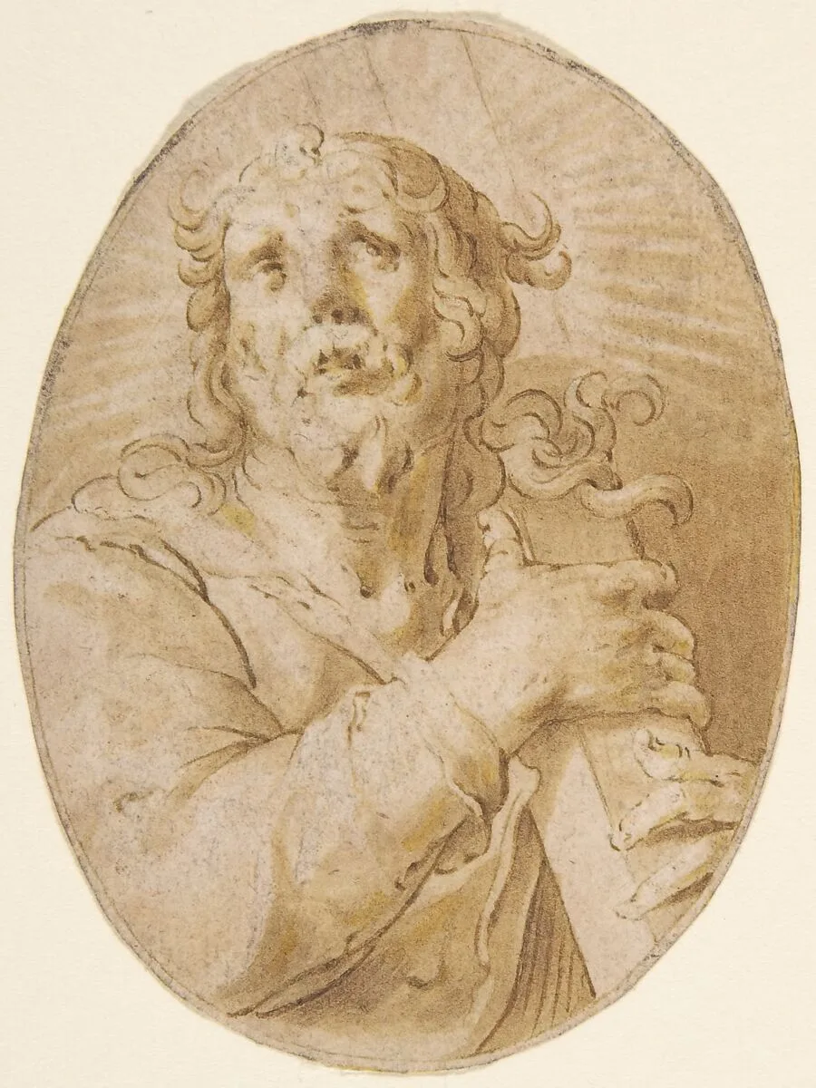 Christ with the Cross — Joachim Wtewael