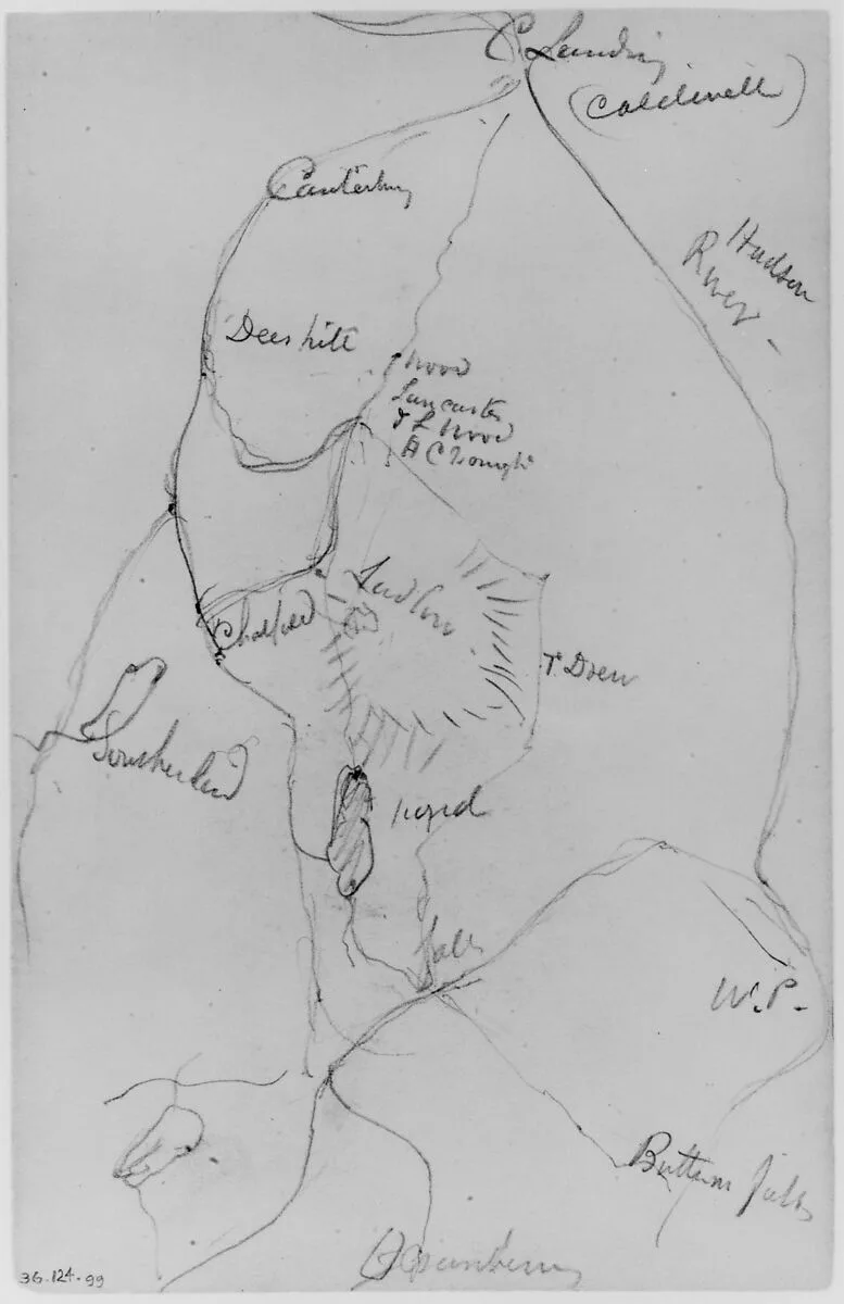 Map (from Sketchbook) — Daniel Huntington