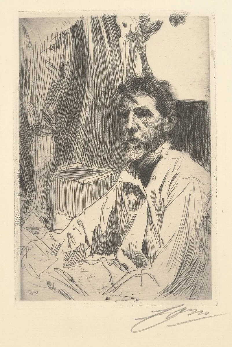 Augustus Saint Gaudens — Anders Zorn|Augustus Saint-Gaudens