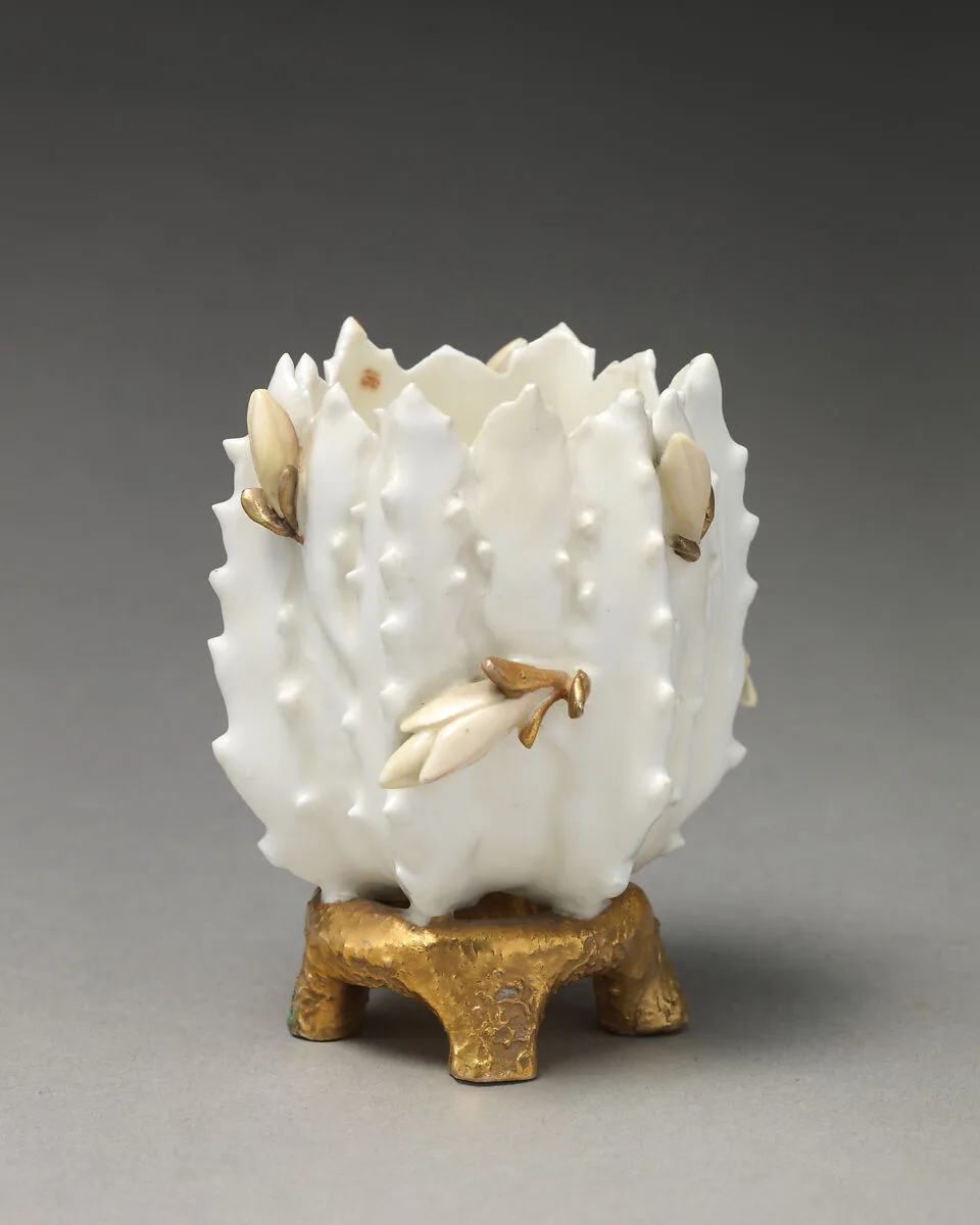 Miniature vase in form of a cactus flower — Moore Brothers