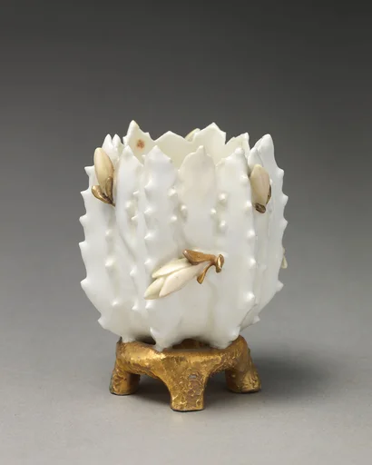 Miniature vase in form of a cactus flower
