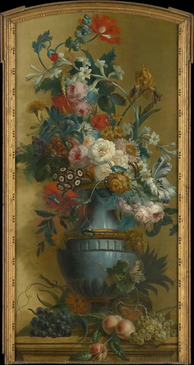 Flowers in a Blue Vase — Willem van Leen