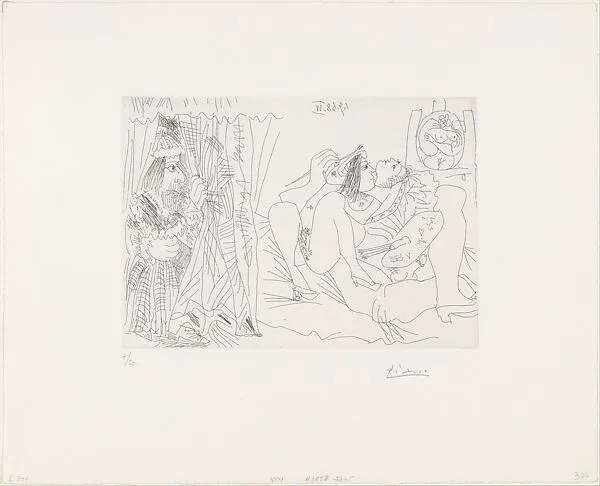 Raphael and the Fornarina IX — Pablo Picasso|Aldo and Piero Crommelynck|Galerie Louise Leiris