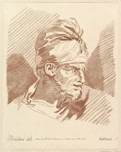 Head of a Man Wearing a Turban