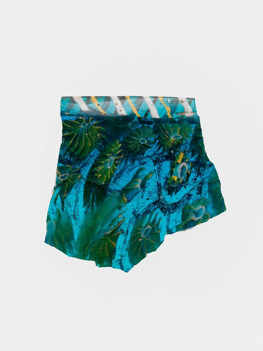 Mosaic glass bowl fragment — Unknown