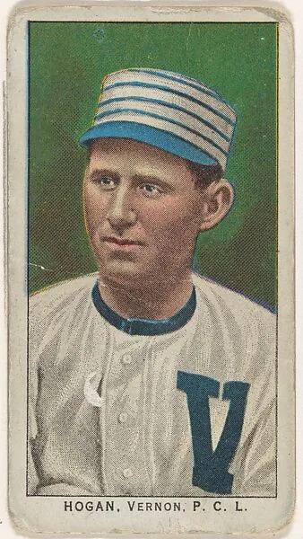 Hogan, Vernon, Pacific Coast League, from the "Obak Baseball Players" set (T212), issued by the American Tobacco Company to promote Obak Mouthpiece Cigarettes — American Tobacco Company