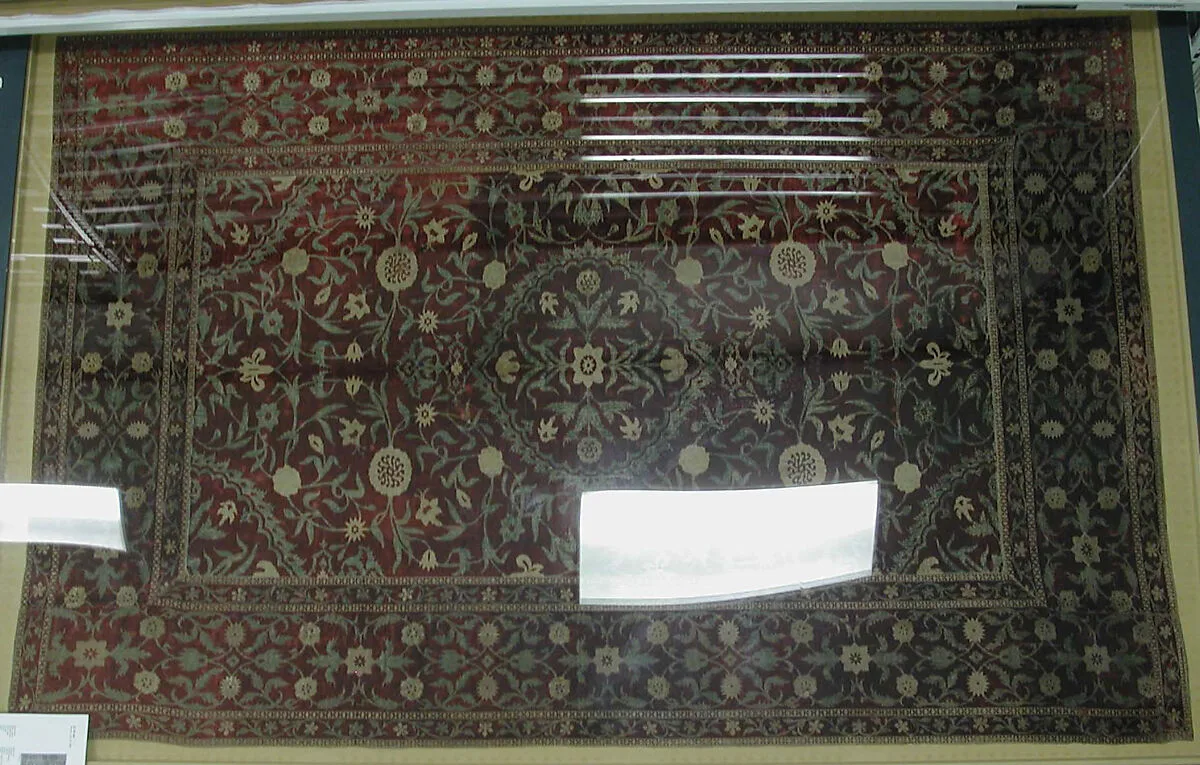Hanging with a Medallion Carpet Design — Unknown
