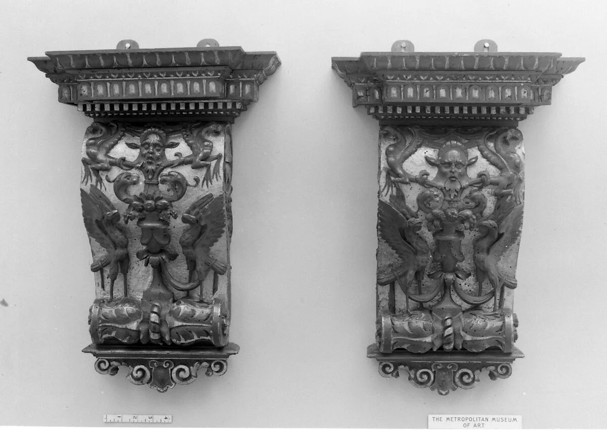 Pair of brackets — Antonio Barile