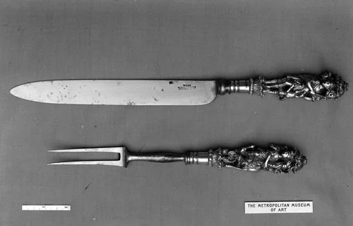 Carving knife and fork