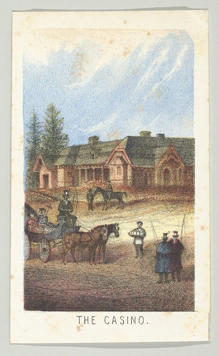 The Casino, from the series, Views in Central Park, New York, Part 3 — Louis Prang & Co.