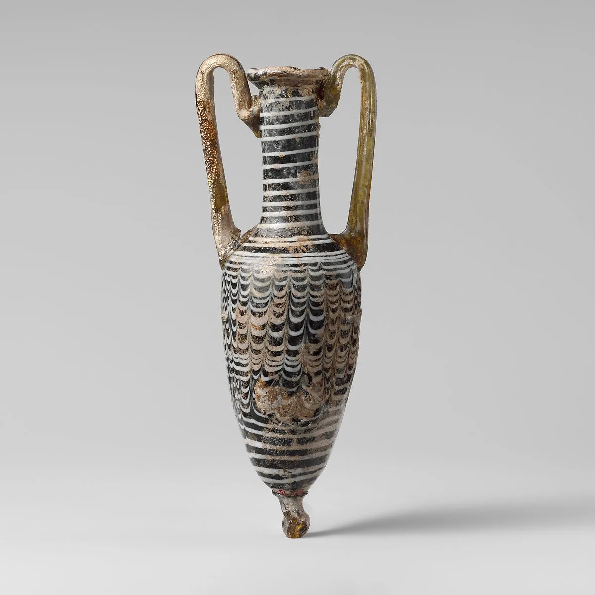 Glass amphoriskos (perfume bottle) — Unknown