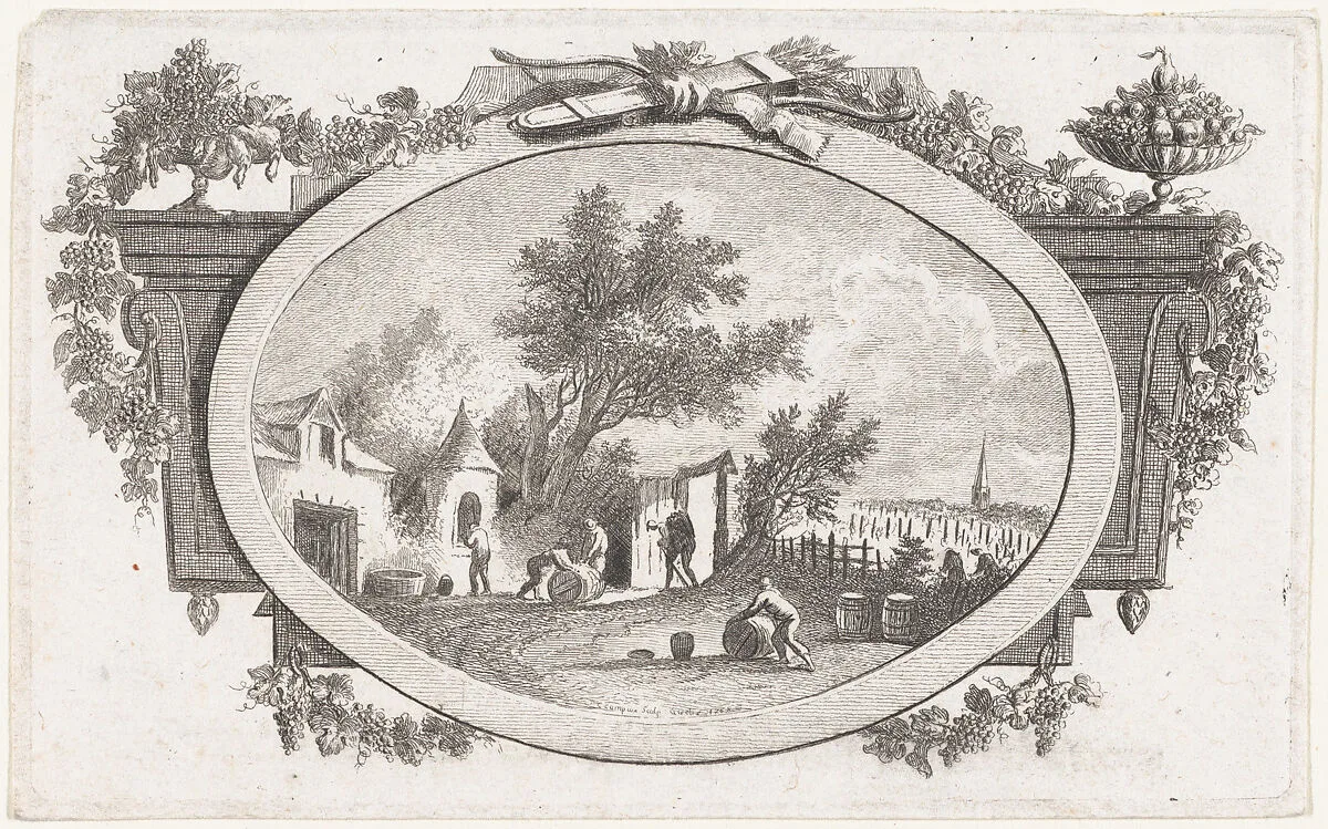 Autumn (Wine Harvest) — Aignan Thomas Desfriches|Charles Michel Campion