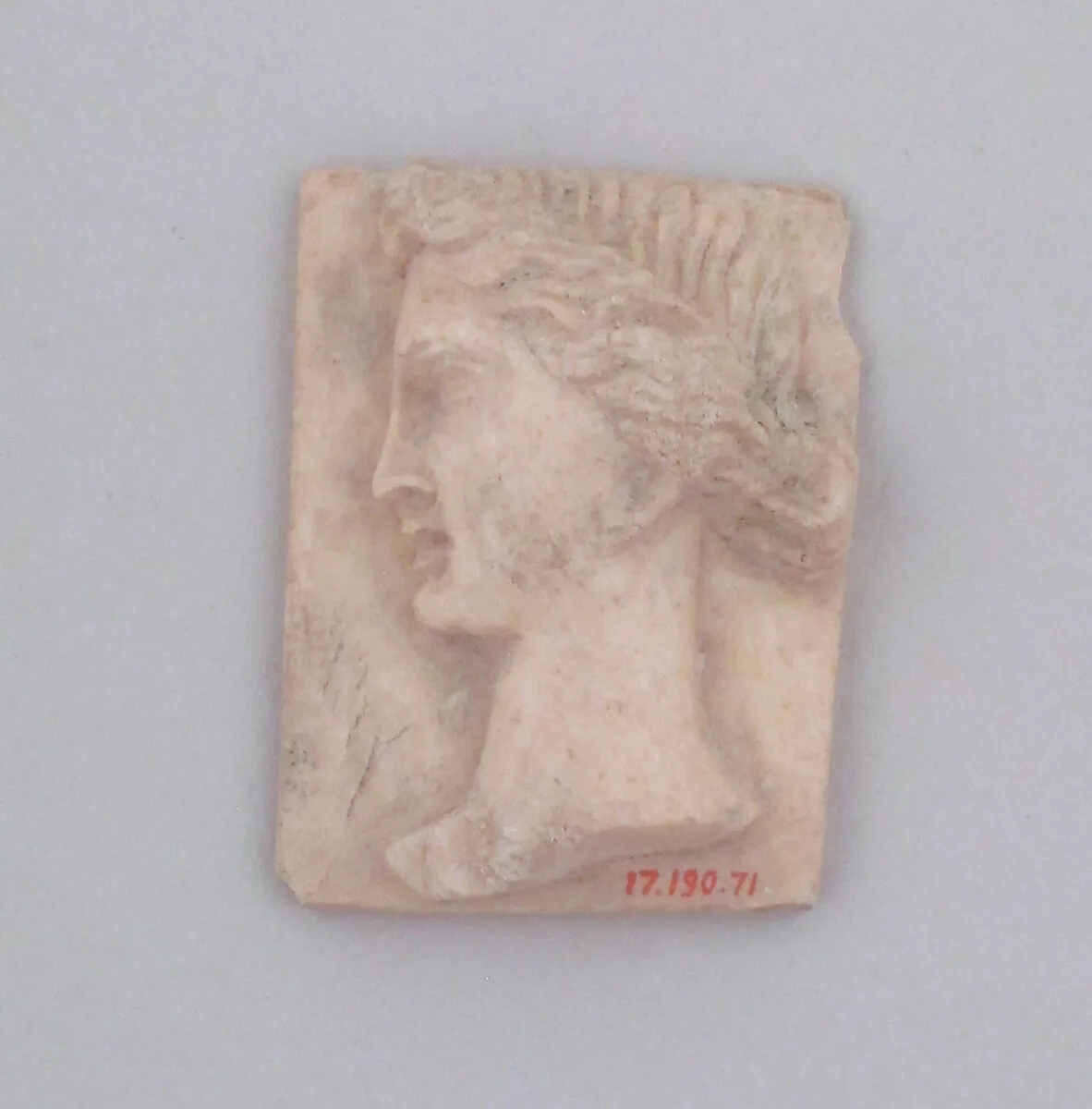 Relief of a head of woman — Unknown