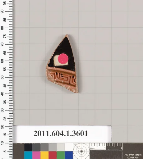 Terracotta fragment of a kylix (drinking cup)
